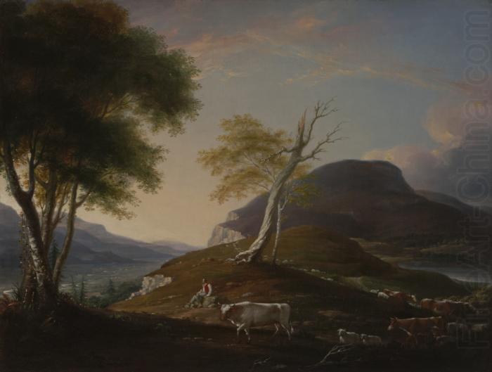 John Trumbull View on the West Mountain Near Hartford china oil painting image